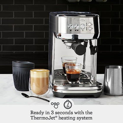 Breville BES500BSS Bambino Plus Espresso Machine, Brushed Stainless Steel