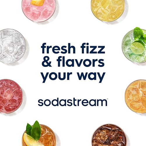 SodaStream - Bubly Fruit Drops for Sparkling Water | Natural Fruit Flavor | Zero Calories, No Sweeteners | Create Your Own Bubly with SodaStream | Variety Pack, Bubly Original, Pack of 6 | 8 Fl Oz