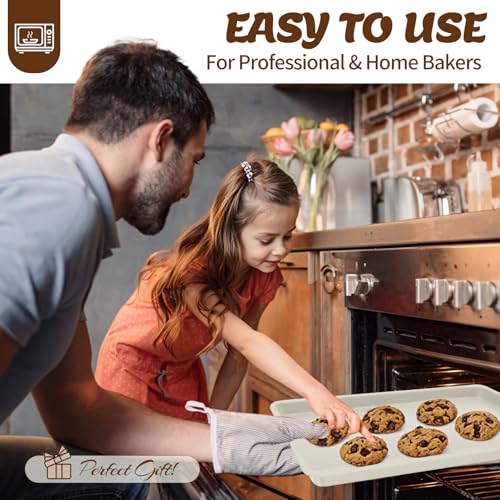 Baking Pans Set, Nonstick Bakeware Sets, Oven Pans for Cooking, AIVIKI 6 Pieces Baking Set Including Cookie Sheet, Deep Roaster Pan, Square Pan, Loaf Pan, Muffin Pan, Carbon Steel Baking Set