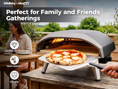 Pizza Stones Replacement Parts for Ooni Koda 16 Gas Oven, 28mbar Outdoor Propane Pizza Oven Cordierite Baking Stones for Ooni Pizza Stones Accessories for Bread
