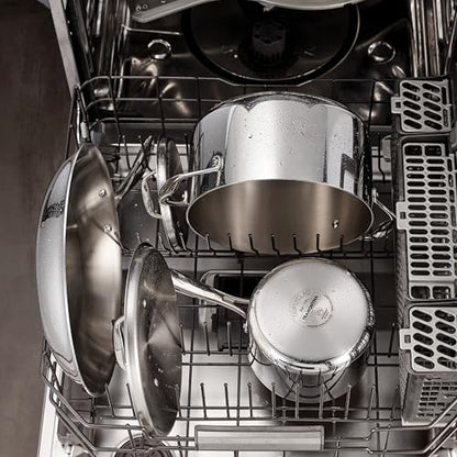 Tramontina Signature Tri-Ply Clad Stainless Steel 11-Piece Cookware Set with Lids, Pots and Pans Kitchen Set, Induction-Ready, Dishwasher-Safe, NSF-Certified