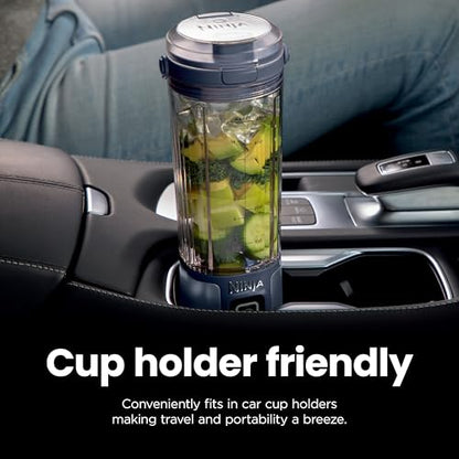 Ninja Blast Portable Blender | Cordless | 18-oz. Vessel | Personal Mixer for Shakes & Smoothies | BPA Free | Leakproof Lid & Sip Spout | USB-C Rechargeable | Dishwasher Safe Parts | Black | BC151BK