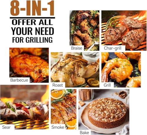 Z GRILLS 2026 Electric Pellet Smoker & Grill, 700 sq. in Cooking Space, PID 3.0 Precision Control, Dual Meat Probes, 28-Hour Hopper, Dual-Wall Insulated Base, 8-in-1 BBQ with Cover