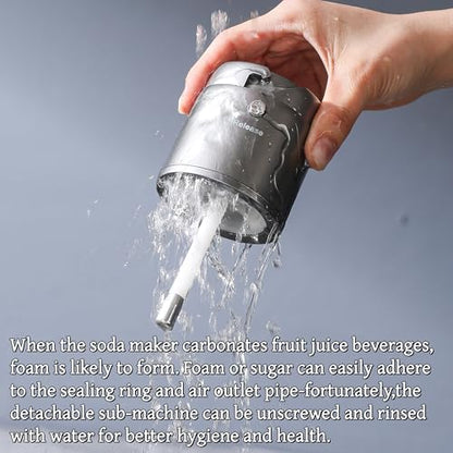 Airosia Multi‑function Sparkling Water Maker, Home Soda Carbonator Machine