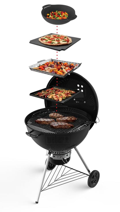 Weber Master-Touch Charcoal Grill and Smoker, 26-Inch, Black