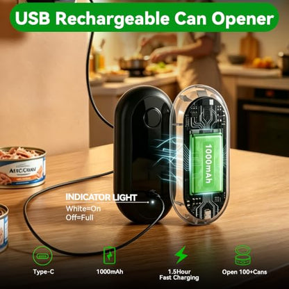 YitaiElite Electric Can Opener, Automatic Smooth Edge for Kitchen Seniors