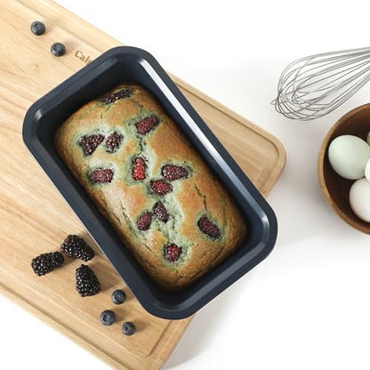 Calphalon Legacy 10-Pieces Nonstick Bakeware Set PFOA-Free, Baking Sheet Set, Baking Pans Set, Carbon Steel Bakeware Pans Collection, High-Heat Oven Safe, for Cookies, Cakes, and Muffins -Navy Blue