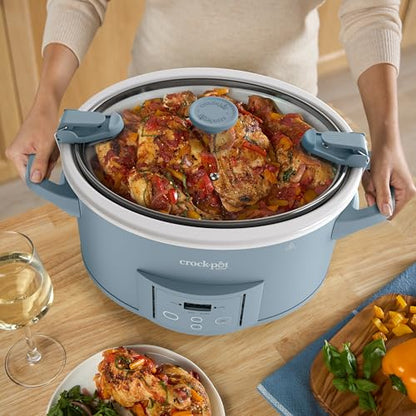 Crock-Pot® Design Series 7-Quart Programmable Slow Cooker, Morning Haze Blue