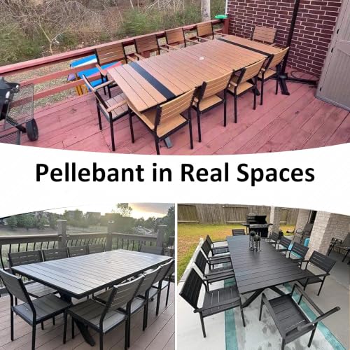 Pellebant 9-Piece Outdoor Patio Dining Table Set for 8 Person