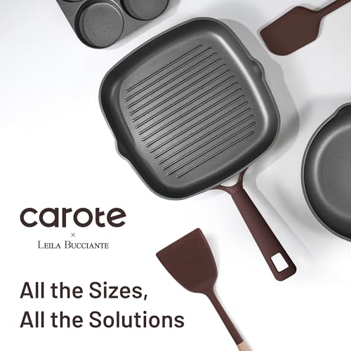 CAROTE 31PCS Pots and Pans Set, Nonstick Cookware Set Kitchen Non Stick Induction Titanium Cookware Non-toxic Granite Cooking set, PFOA Free