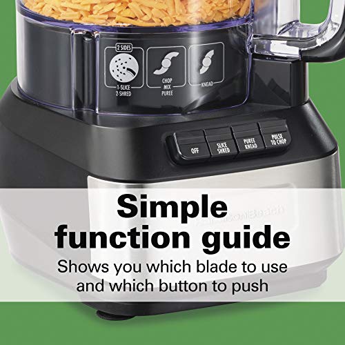 Hamilton Beach Stack & Snap Food Processor, 12 Cup Capacity, R70727 (Renewed)