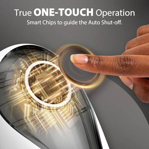 Can Opener Electric, Rechargeable One Press Automatic Can Opener, Side Cut Smooth Edge Hands Free, Fits All Can Sizes, Safe Kitchen Gadget Easy Use Tool for Seniors with Arthritis, Quick Open (Black)