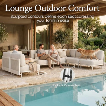 LayinSun 11 Pieces Patio Furniture Set