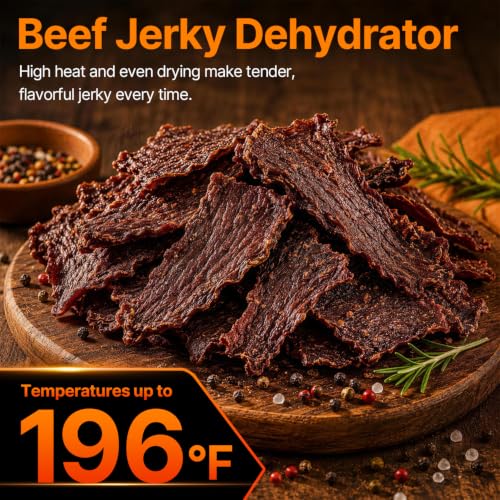 HOPERAN 14 Tray Food Dehydrator Machine for Jerky, Fruit, Herb & Dog Treats