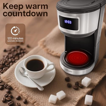 HousesAid 12 Cup Programmable Drip Coffee Maker, Touchscreen Brewer...