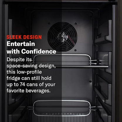 Blaze 15-Inch Outdoor Rated Compact Refrigerator | 3.2 Cu. Ft. Stainless Steel Fridge with Reversible Door & Adjustable Shelves | UL Certified for Outdoor Use | BLZ-SSRF-15