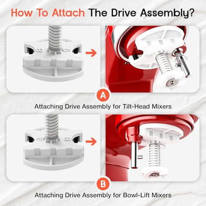 HOZODO Ice Cream Maker Attachment for KitchenAid Stand Mixer, 2 Quart