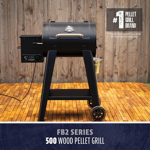 Pit Boss 500FB2 Pellet Grill, Matte Black - 11086