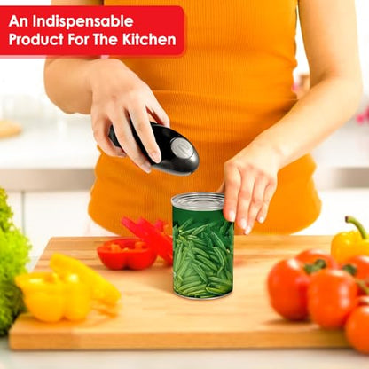 Electric Automatic Can Opener, Fits All Can Sizes, Safe Smooth - Edge, Battery - Powered & Hands - Free, Automatic Can Opener Hands FreeI Deal for Seniors with Arthritis, Weak Hands & Kids