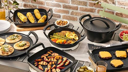 Le Creuset Alpine Outdoor Collection Enameled Cast Iron Square Grill Pan, 10.25"