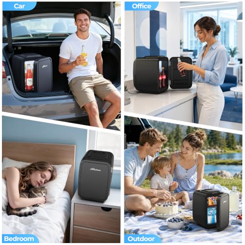 BEICHEN Mini Fridge 4 Liter Portable Compact Refrigerator