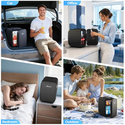 BEICHEN Mini Fridge 4 Liter Portable Compact Refrigerator
