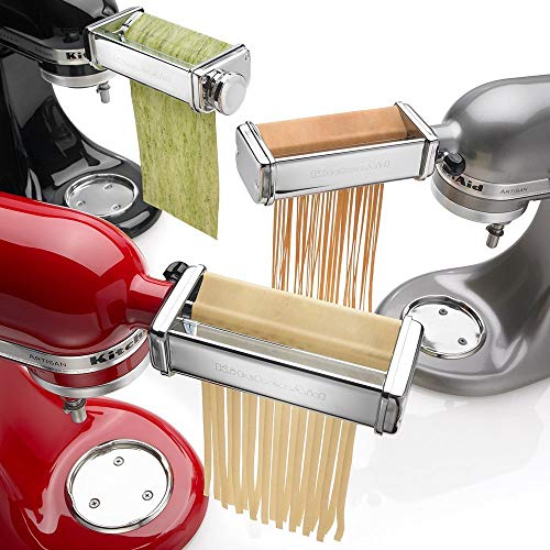 KitchenAid KPRA Pasta Roller & Cutter Set - Spaghetti & Fettuccine Attachment