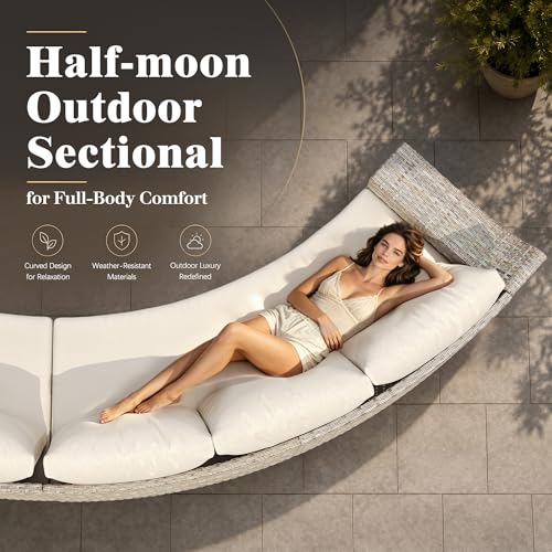 LUXOAK 10-Piece Patio Furniture Set with Storage Tables & Rocking Chairs