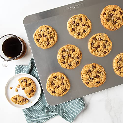 Nordic Ware Naturals Insulated Baking Sheet, Uncoated Natural Aluminum for Cooking and Baking