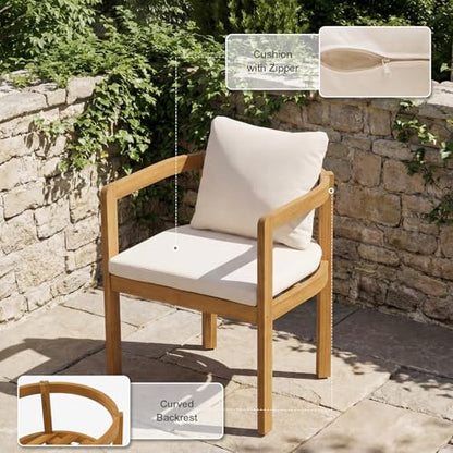SUNSITT 9-Piece Outdoor Patio Dining Set w/82'' Patio Dining Table