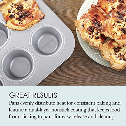 Chicago Metallic Commercial II Non-Stick 6-Piece Bakeware Set, Silver