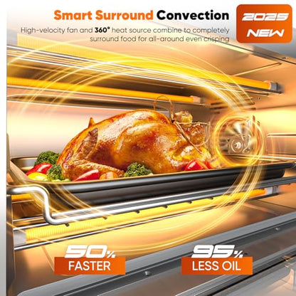 Nuwave Bravo Pro Convection Air Fryer Toaster Oven Combo
