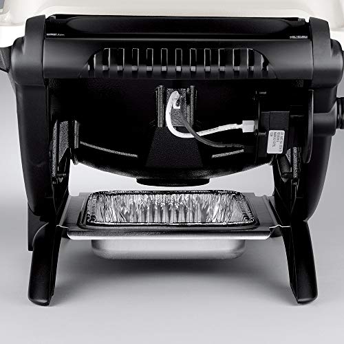Weber Q1200 Liquid Propane Portable Gas Grill, Red – 1‑Burner Travel and Camping Grill with Cast‑Iron Grates & Electronic Ignition (8,500 BTU Burner)