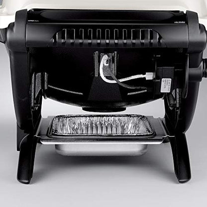 Weber Q1200 Liquid Propane Portable Gas Grill, Red – 1‑Burner Travel and Camping Grill with Cast‑Iron Grates & Electronic Ignition (8,500 BTU Burner)
