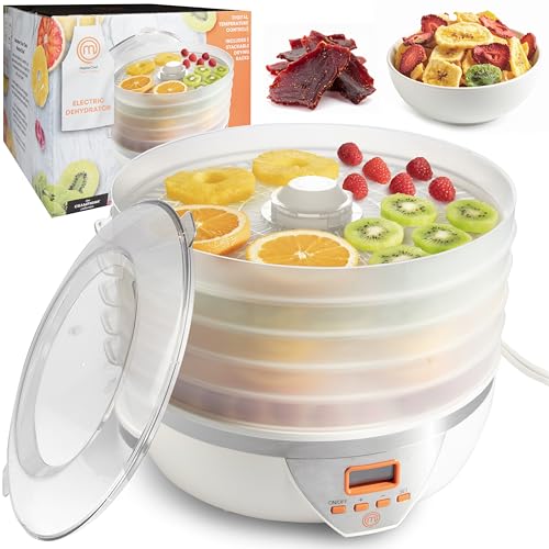 MasterChef Digital Food Dehydrator w 5 Large Trays and Temperature Controls