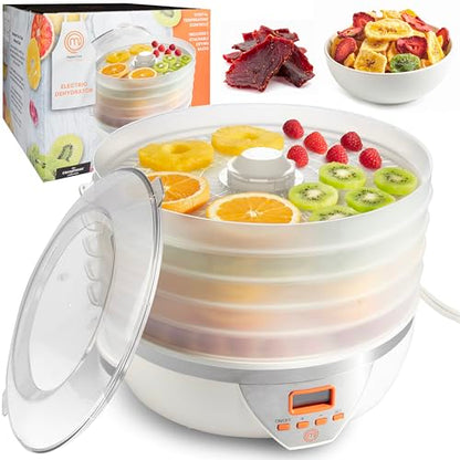 MasterChef Digital Food Dehydrator w 5 Large Trays and Temperature Controls