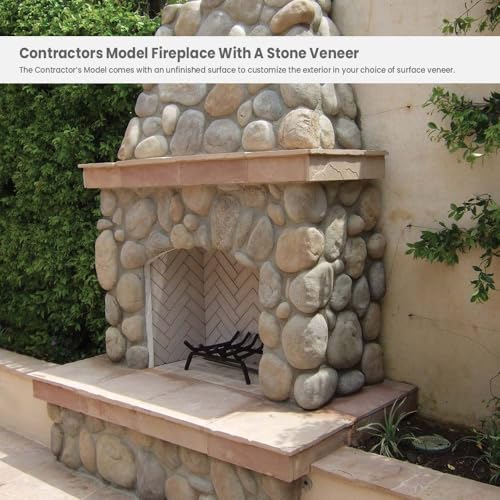 Contractor's Model Outdoor Fireplace | American Fyre Designs (Vented)