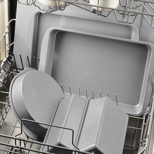 Farberware Insulated Nonstick Bakeware 14-Inch x 16-Inch Jumbo Cookie Sheet, Light Gray
