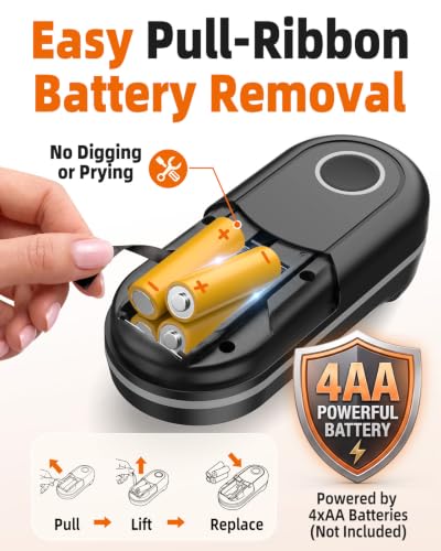 Electric Can Opener, One-Touch Automatic, Smooth Edge for Seniors