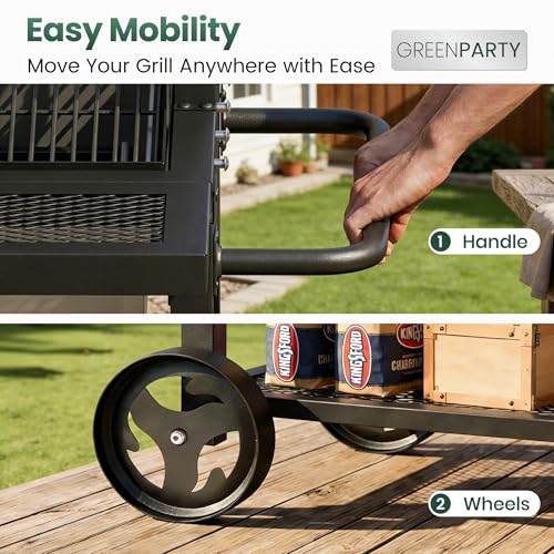 Argentine Santa Maria Grill with Adjustable Height Grates for Outdoor Grill