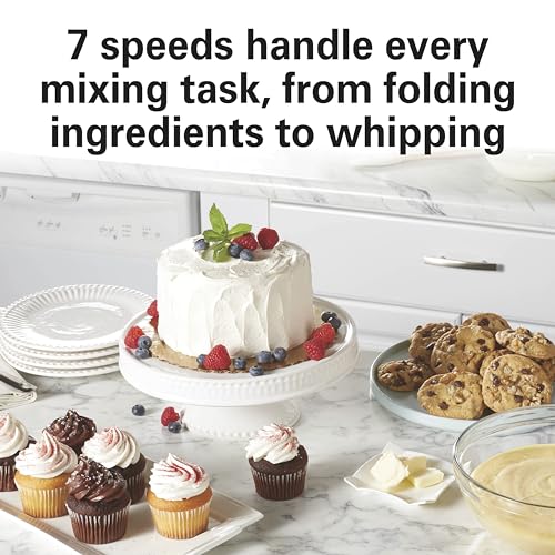 Hamilton Beach 4 Quart Electric Stand Mixer With 7 Speeds