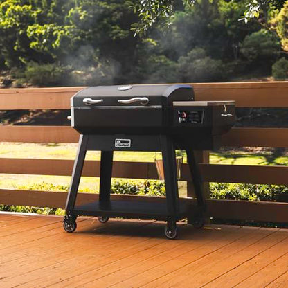 recteq Pellet Grill SmokeStone RT-480SS, Outdoor Griddle Grill with Even Temperature, Rolled Steel Cooktop