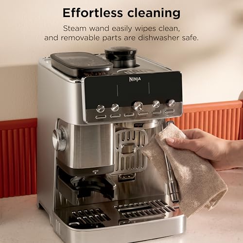 Ninja Luxe Café Mini Plus with AutoFroth, Amazon Exclusive Bone & Champagne