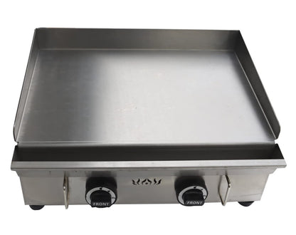 PreAsion Commercial LPG Gas Griddle with Pressure relief valve Grill Griddle Tabletop Flat Top Countertop Restaurant Griddle Grill Teppanyaki Grill