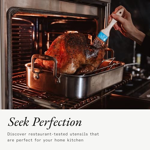 Made In Cookware | Stainless Clad Roasting Pan | 3-Ply Stainless Clad | Professional Cookware | Crafted in Thailand