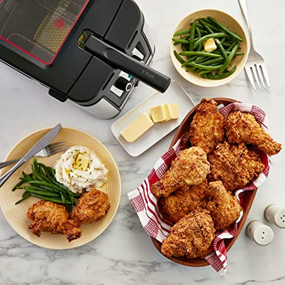 T-fal FR600D5A Electric Deep Fryer with Basket, 3.5L Oil, 1800W, Odor Filtration
