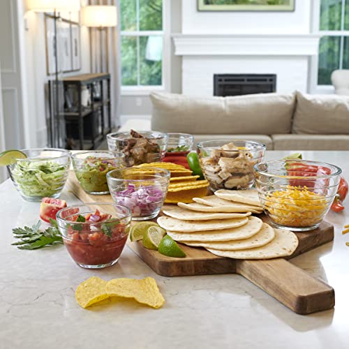 Anchor Hocking Glass 6 Piece 2 Cup 4-IN-1 PREP BOWLS