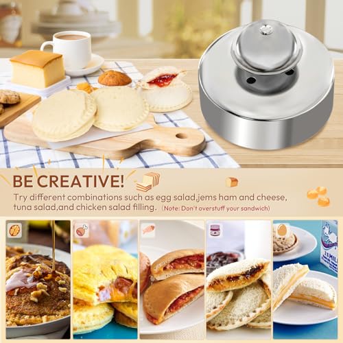 Gelbira Sandwich Cutter, Sandwich Cutter and Sealer, Sandwich Maker, Peanut Butter and Jelly Sandwiches Tool/PBJ Cutter, Sandwich Maker for Kids, for Thanksgiving/Christmas Day