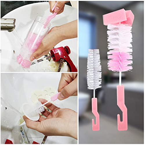 45PCS Cookies Press Gun Kit Set,DIY Cookie Maker With 16Cookie Discs,Icing Tips,Cleaning Brushes,EVA Piping Bags,Cookies Decorating Kit Baking Tool For Biscuit Making,Cakes Decorating For Any Holidays