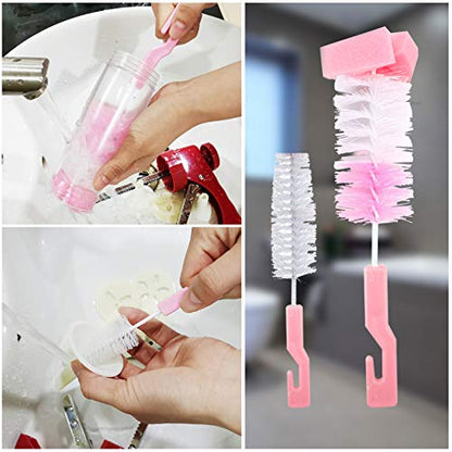 45PCS Cookies Press Gun Kit Set,DIY Cookie Maker With 16Cookie Discs,Icing Tips,Cleaning Brushes,EVA Piping Bags,Cookies Decorating Kit Baking Tool For Biscuit Making,Cakes Decorating For Any Holidays